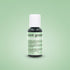 Product image of Chefmaster Liqua Gel Color in mint green, featuring a 0.7 oz (20 ml) squeeze bottle with a white cap. The label displays the product name "mint green" prominently, with ingredient details printed in multiple languages on the side. The background is a soft green color.