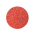 A round pile of pink sprinkles is centered on a white background. The sprinkles are uniform in size, creating a textured, vibrant appearance.