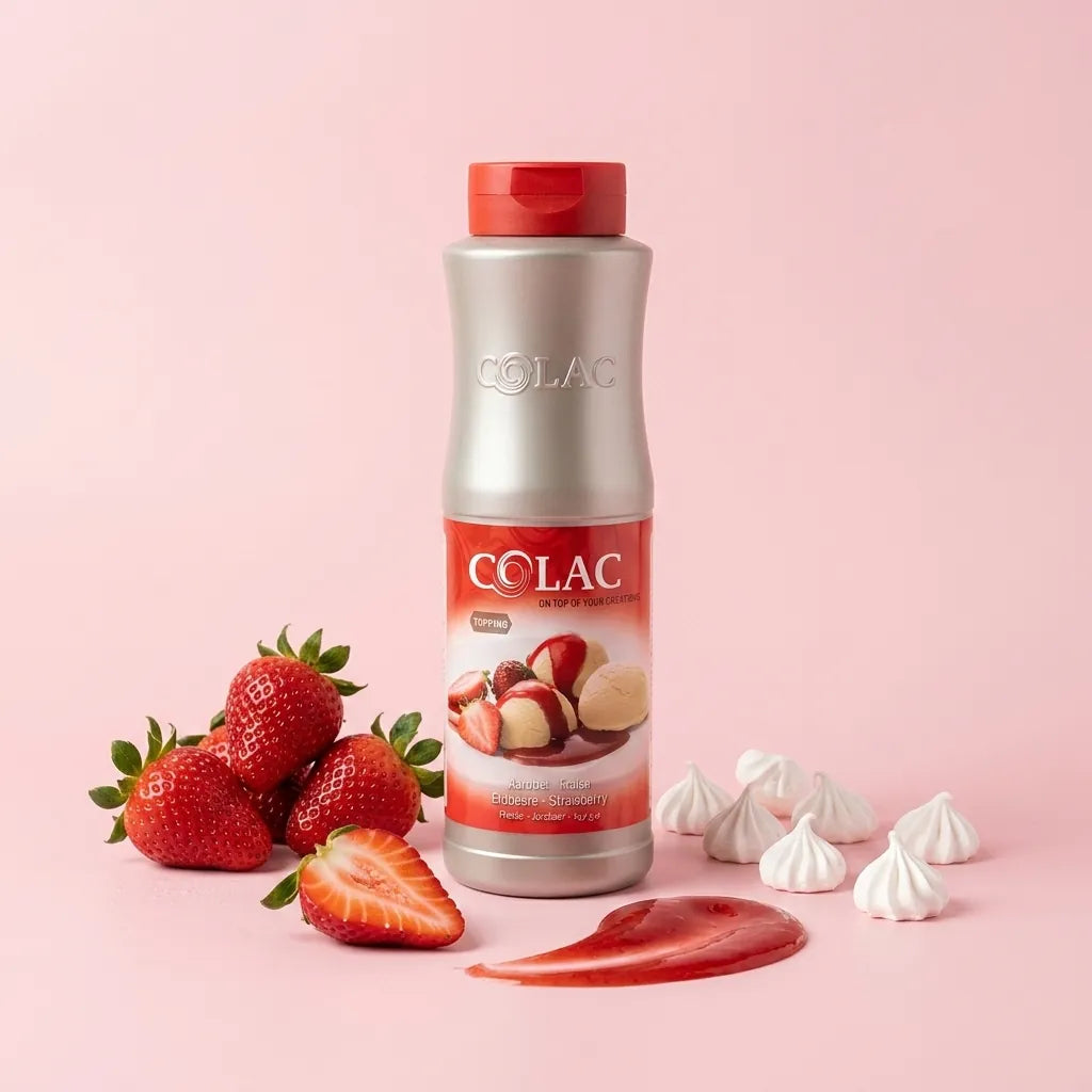 Colac Topping Sauce Strawberry 1L