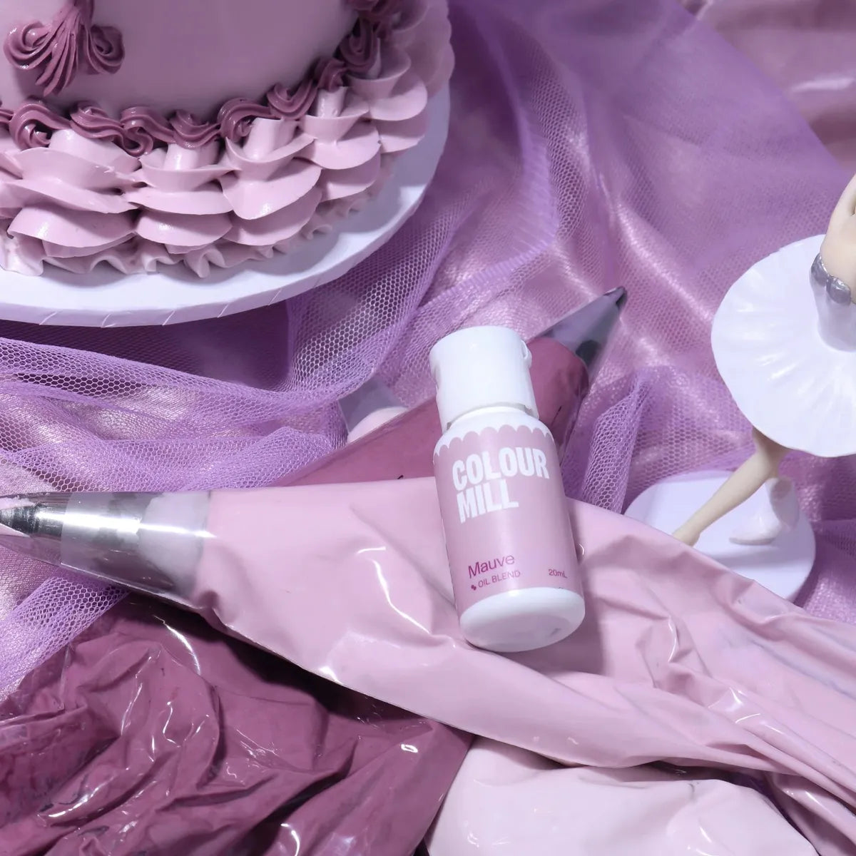 Colour Mill Oil Based Food Colour - Mauve 20ml