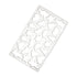 A rectangular mold featuring various cookie cutter shapes, including hearts, stars, trees, and crescent moons. The mold is white and contains multiple cutouts arranged in a pattern. It is designed for creating cookies in different shapes using dough.