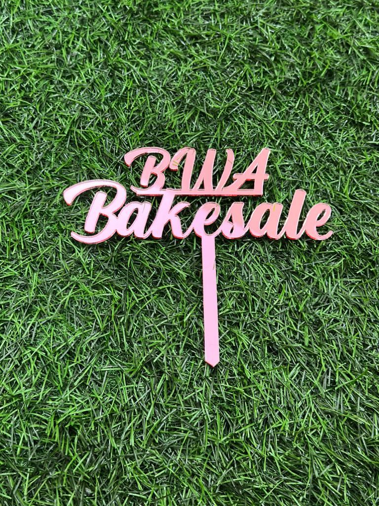 Create Your Own Customized Acrylic Cake Topper