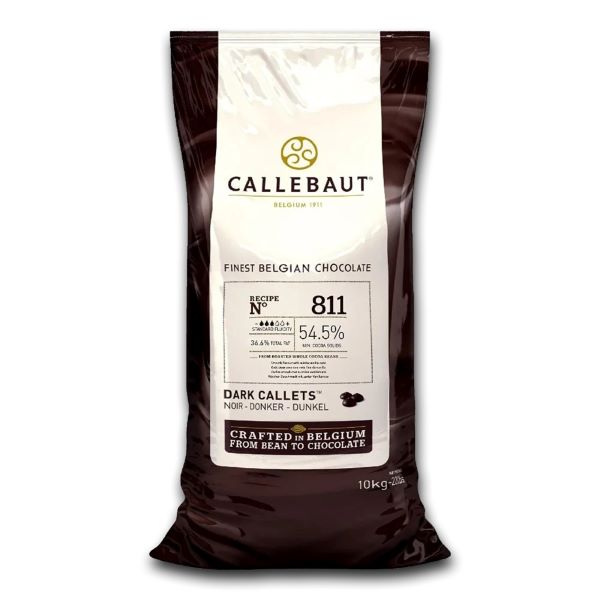 Callebaut Couverture Dark 54.5% Chocolate Callets