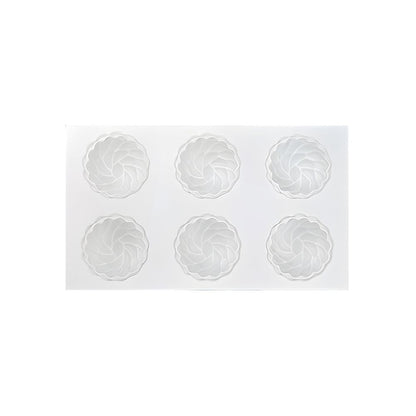 Flora Swirl Silicone Mould - 6 Cavity