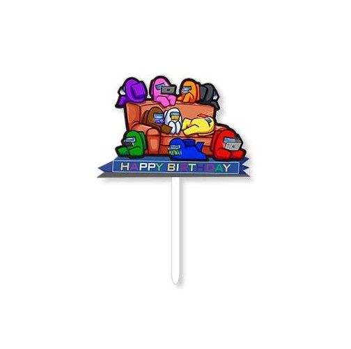 Happy Birthday Cake Topper (CC-120E)