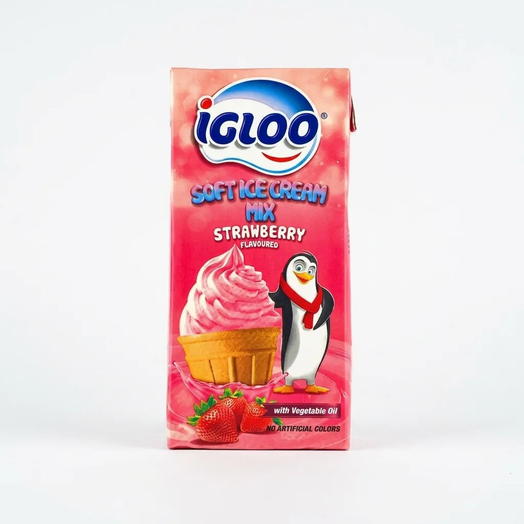 Igloo Strawberry Soft Ice Cream Mix 1L