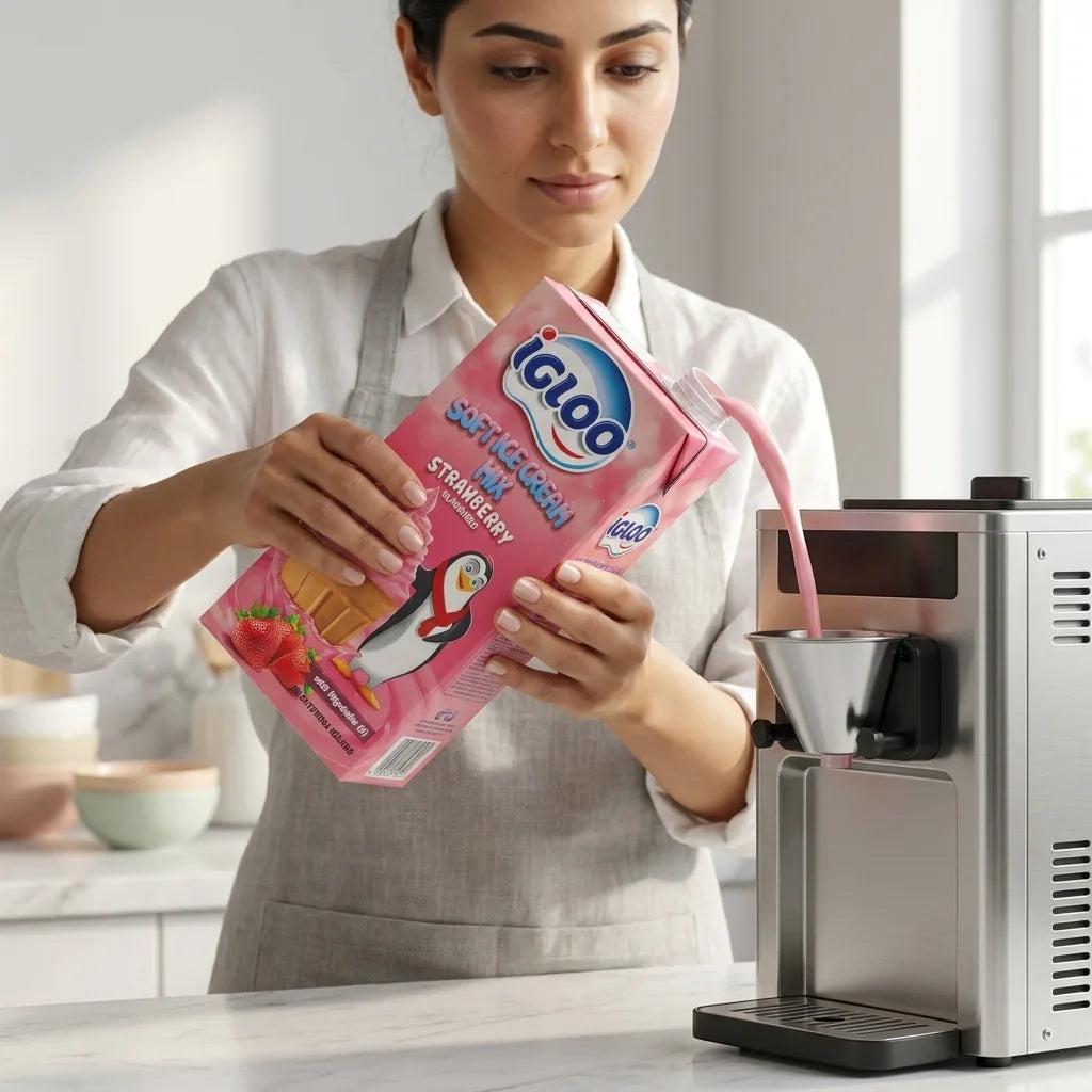Igloo Strawberry Soft Ice Cream Mix 1L