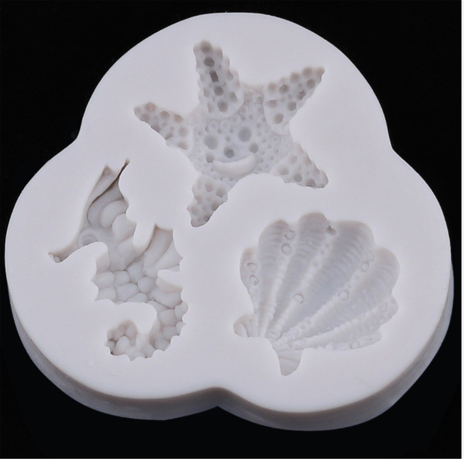 Seahorse Starfish Shell Silicone Mould