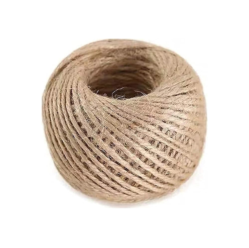 Natural Jute Twine Roll – Perfect for Wrapping, DIY Crafts &amp; Rustic Decor