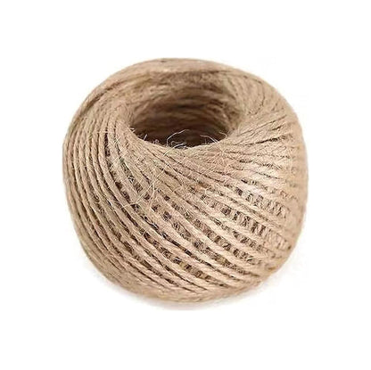 Natural Jute Twine Roll – Perfect for Wrapping, DIY Crafts &amp; Rustic Decor