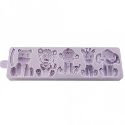 Jungle Animals Silicone Mould