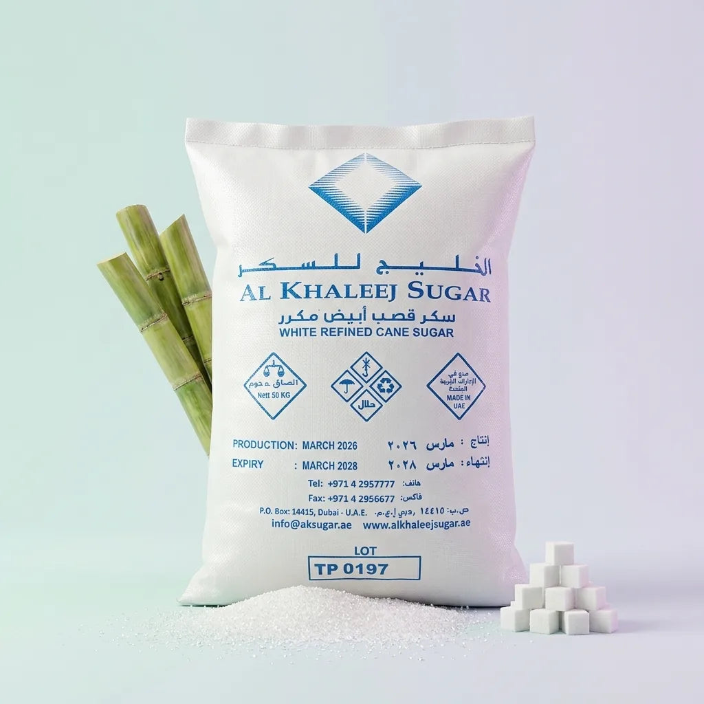 Al Khaleej White Refined Cane Sugar 50kg
