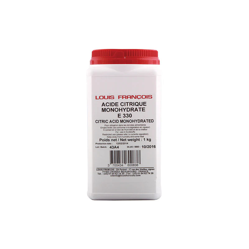 Louis Francois Monohydrated E330 Citric Acid 1KG