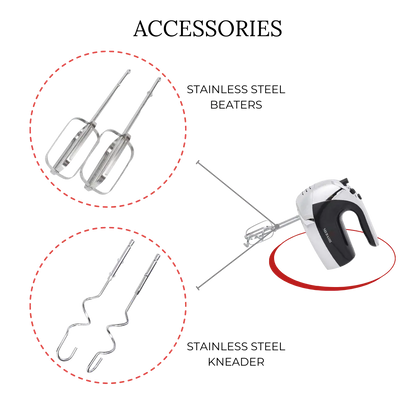 Mebashi Hand Mixer HM8003 200W