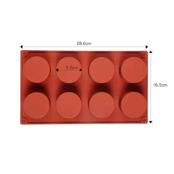Mini Cheesecake Silicone Mould (8 cavity)