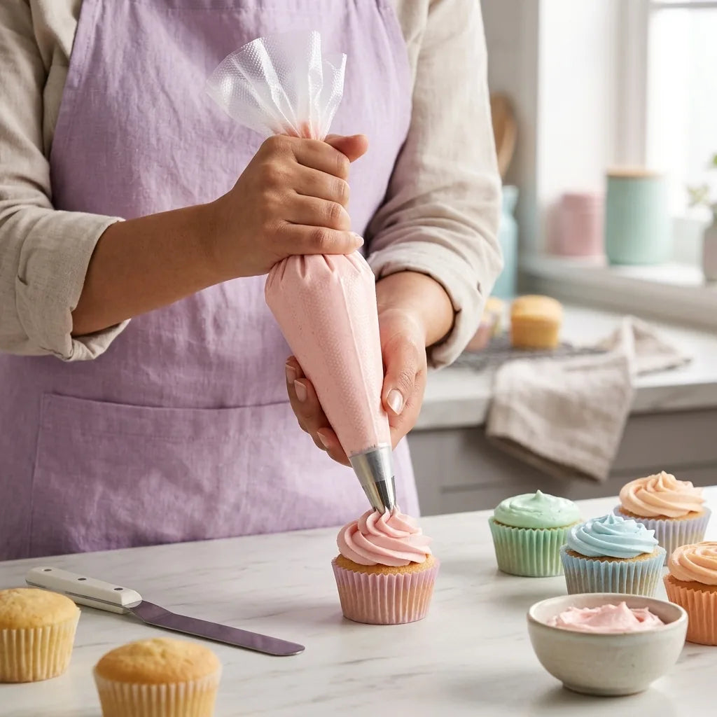 Oxo-Biodegradable Piping Bags Clear 55 CM W/DISPR BOX 100PCS