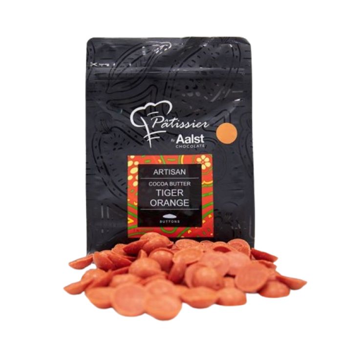 Patissier Coloured Cocoa Butter Tiger Orange 200g