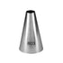 A metallic piping nozzle with a conical shape, labeled with the number "803." The nozzle has a wide opening at the top and a tapered design leading to a narrow end, commonly used for cake decorating and pastry applications.