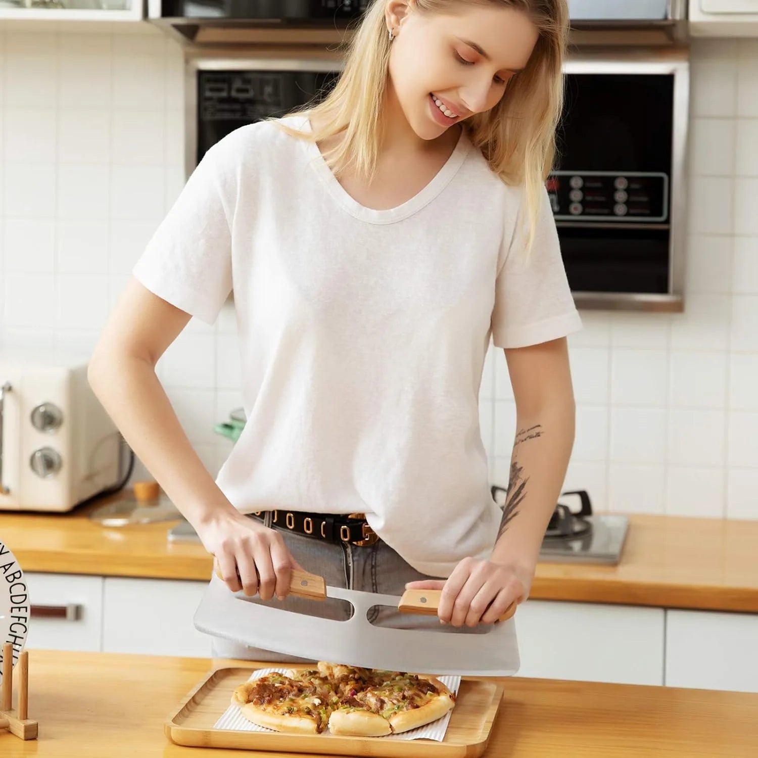 Professional Pizza Rocker Cutter