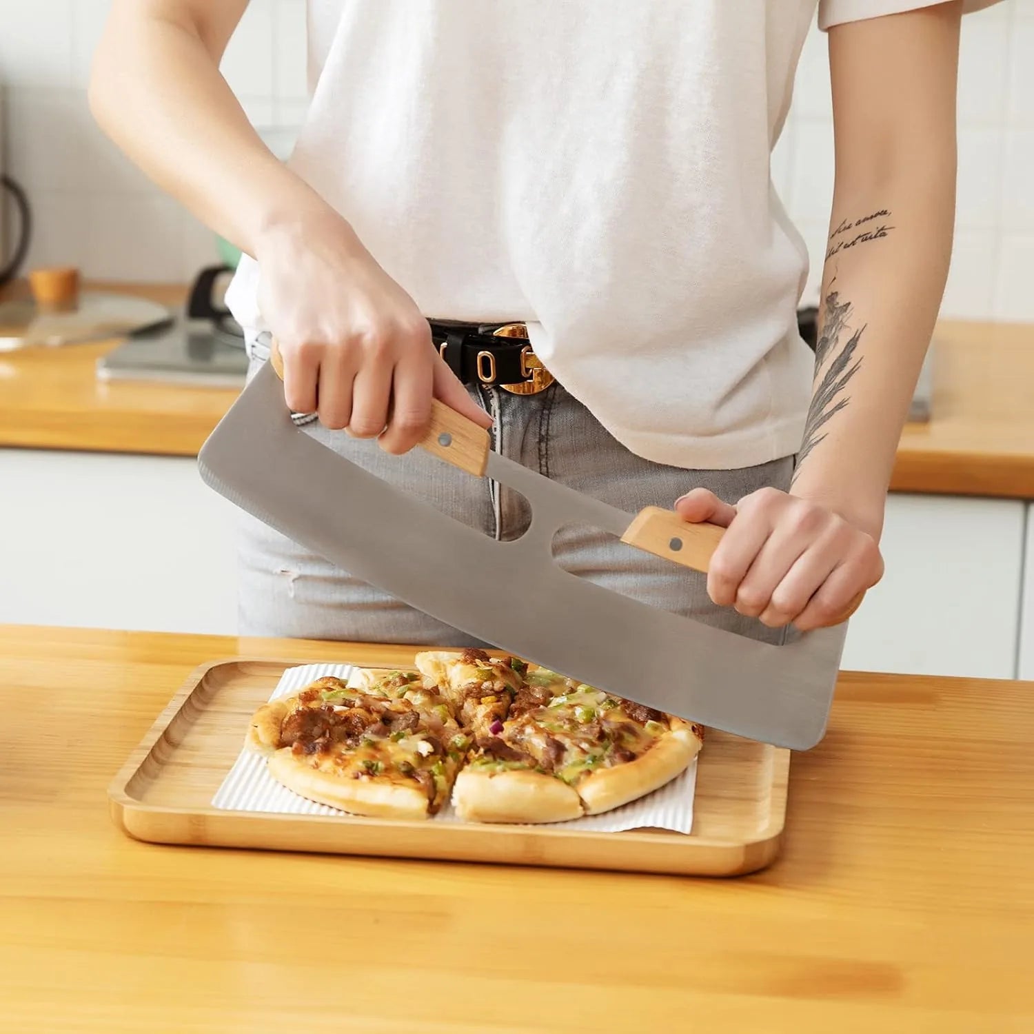 Professional Pizza Rocker Cutter