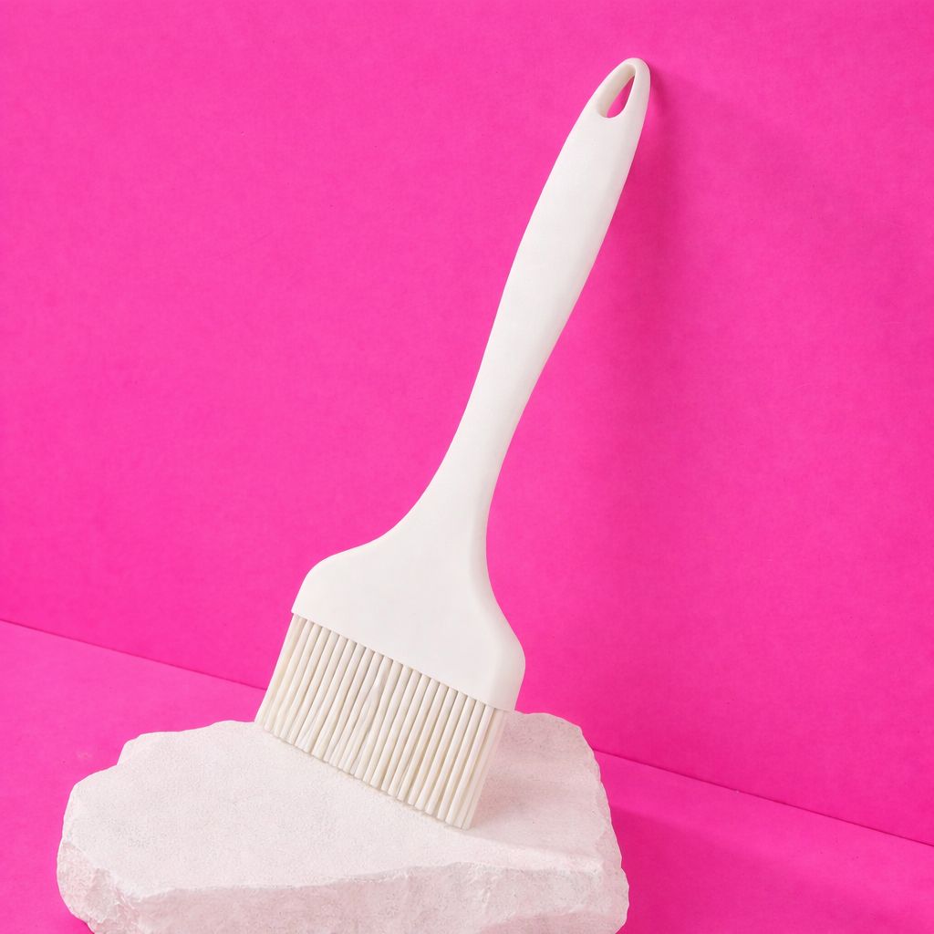 Professional Silicone White Pastry Brush
