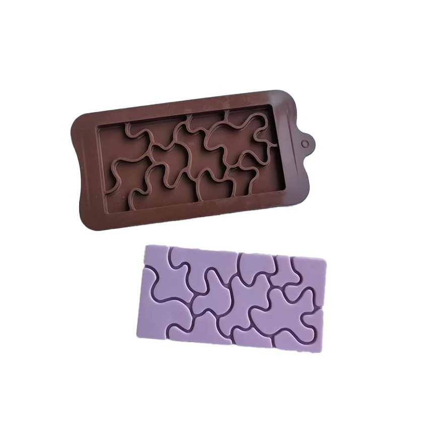 Jigsaw Puzzle Chocolate Bar Silicone Mould
