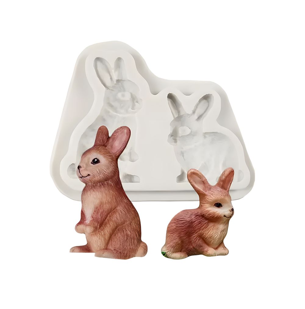 3D Rabbit Bunny Silicone Mould