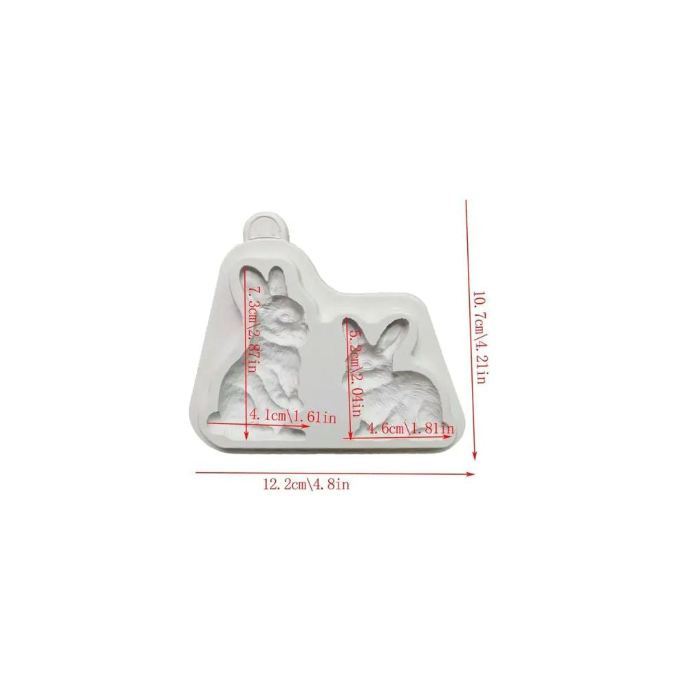 3D Rabbit Bunny Silicone Mould