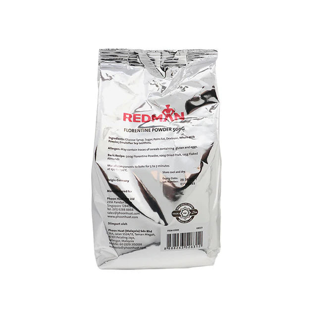 Redman Florentine Powder 500g packaging on a white background