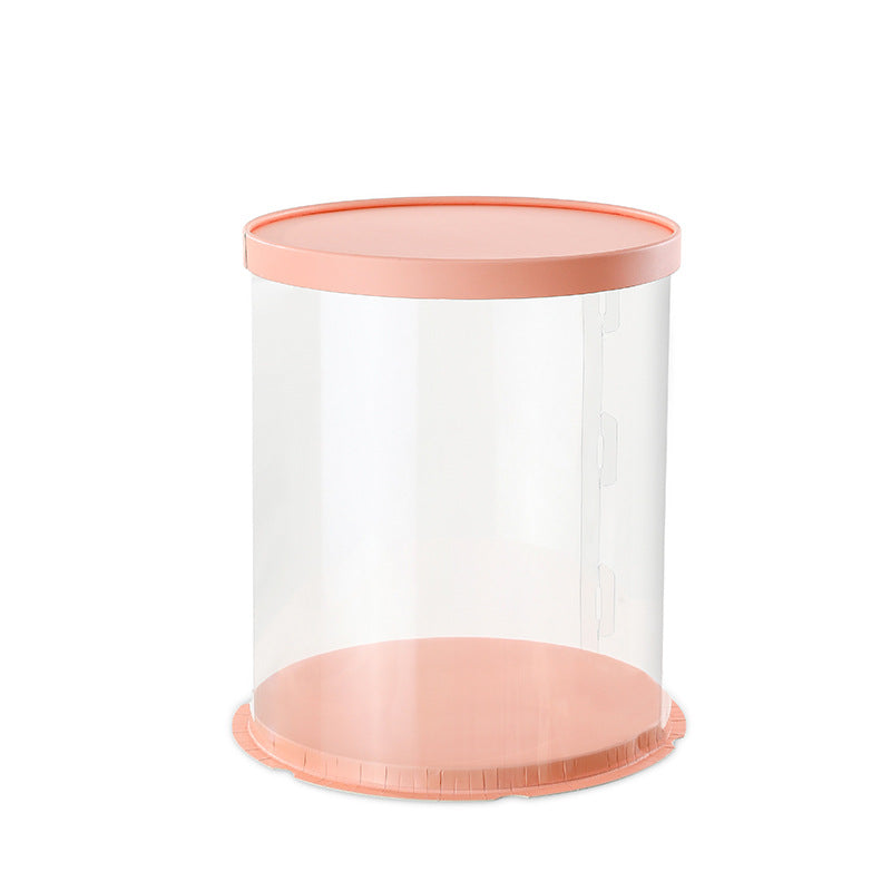 Round PVC Tall Cake Box 10 x H12 inch