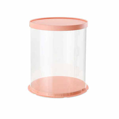 Round PVC Tall Cake Box 10 x H12 inch