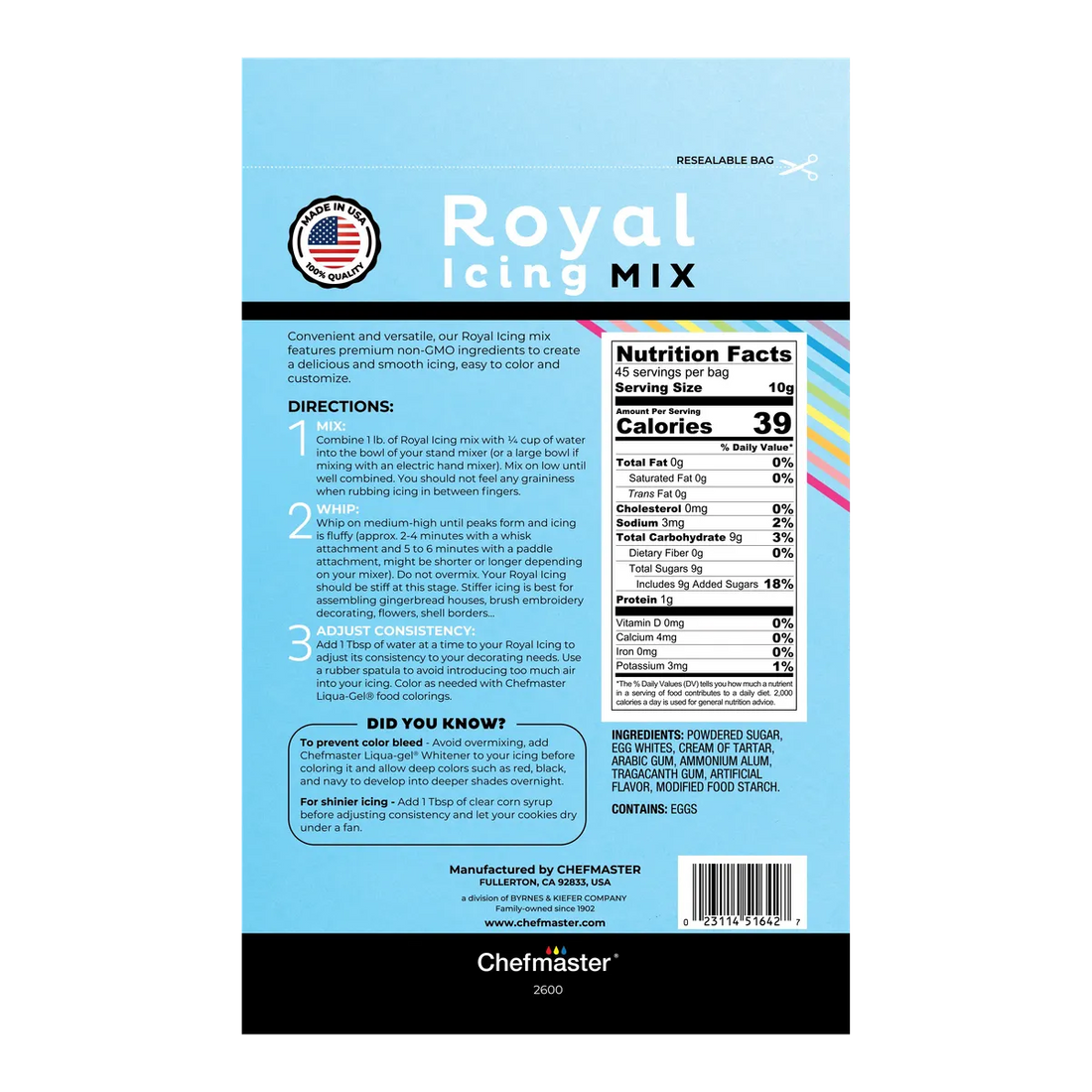 Royal Icing Mix 16oz