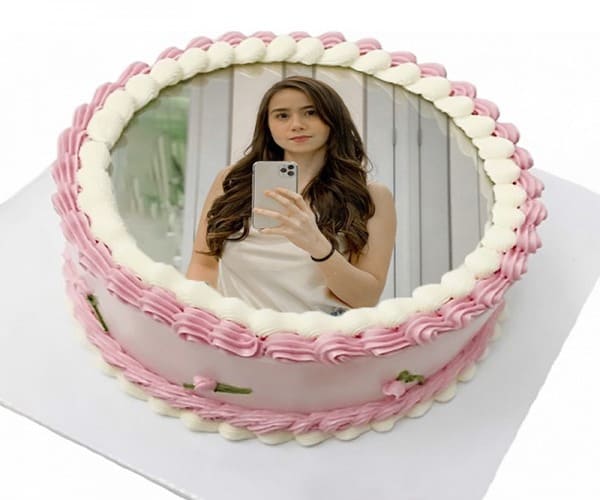 Selfie Cake Mirror Board 6 inch