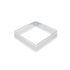 Square metal baking ring with perforated sides on a white background. It has a sleek, modern design, ideal for even heat distribution in baking.