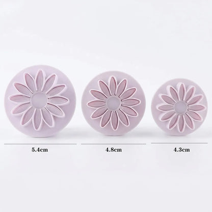 Sunflower/Gerbera Plunger Cutter Set of 3