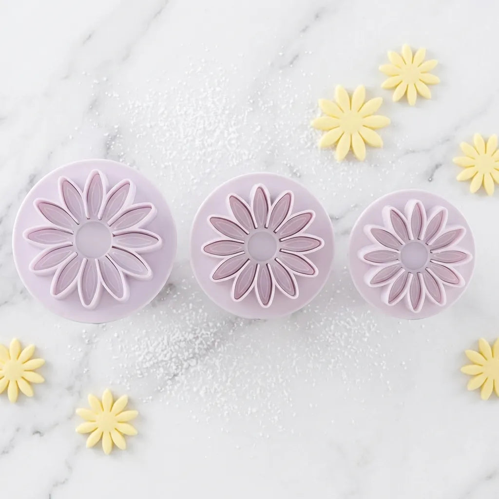 Sunflower/Gerbera Plunger Cutter Set of 3