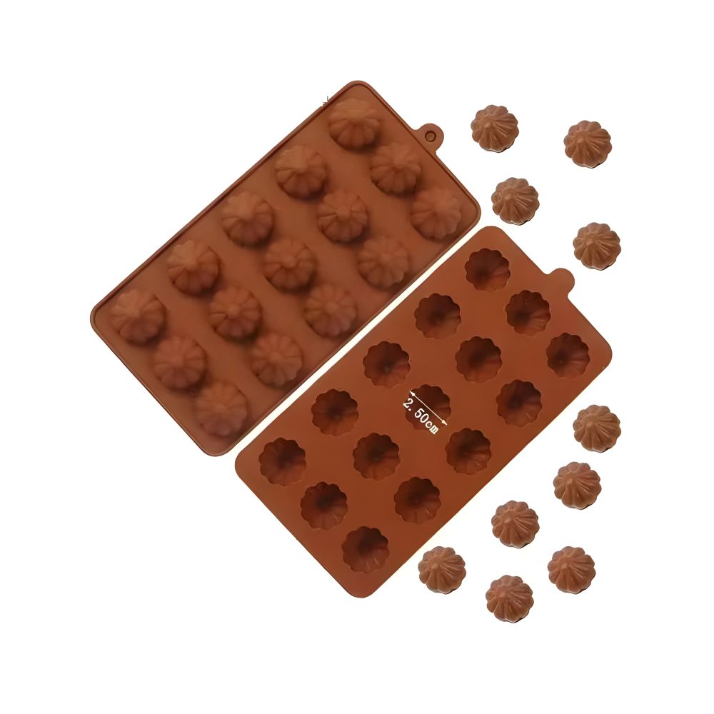 Sunflower Shaped Silicone Mould - 15 Cavity