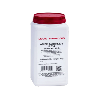  Container of Ferracos acid phosphate powder, showcasing the product label and its fine powder texture against a plain backdrop.