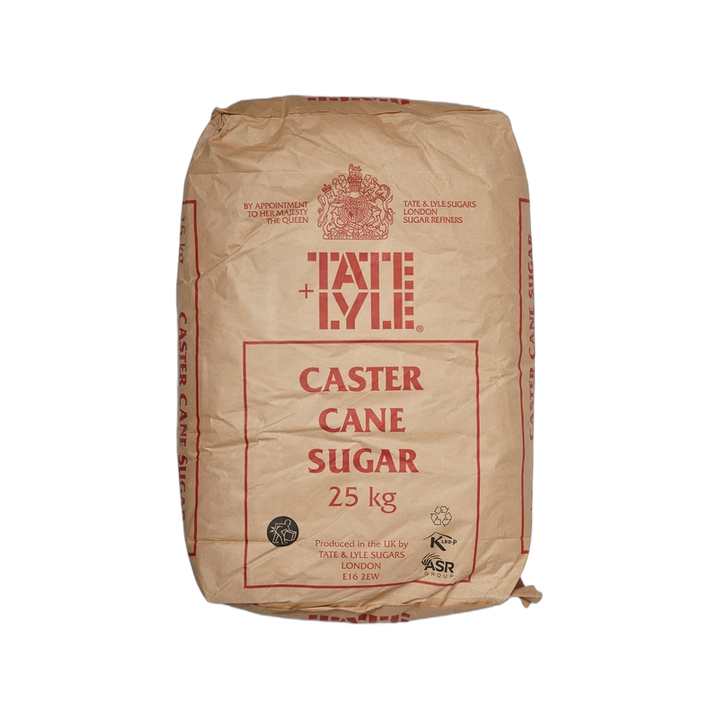 Tate &amp; Lyle Caster Cane Sugar 25KG