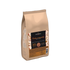 A bag of dog food set against a black background, highlighting its design and nutritional information.