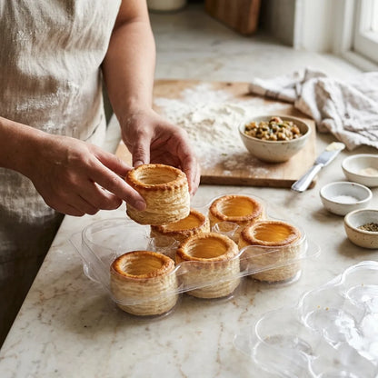 Confiletas Large Round Vol-au-Vent 75mm 6pcs