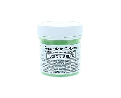 Sugarflair edible glitter dust powder 25g- Fusion green