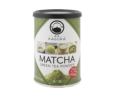 The packaging of kagura matcha powder container