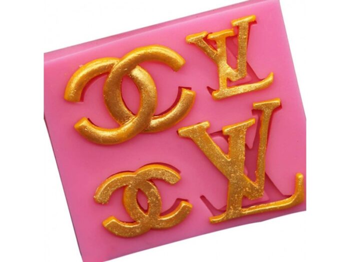 Louis Vuitton & Chanel Logo Silicone Mould | Cake Craft UAE